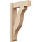 Ekena Millwork 5 1/2-in W x 16-in D x 28-in H Funston Block Rough Cedar Woodgrain TimberThane Outlooker, Primed Tan OUTUR055X16X28FST44RCPR - alternate 1